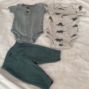 3 for $16 Set of 3 Carters baby boy outfit